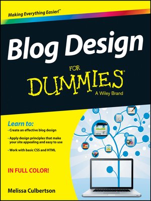 cover image of Blog Design For Dummies